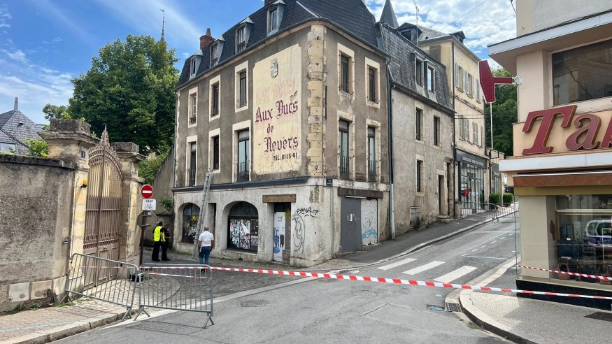 Risque d’effondrement à Nevers : rues des Ouches et Sabatier fermées ...